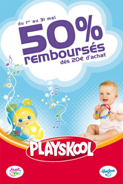 Promo Playskool mai 2011