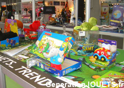 Jeux et jouets Babar au Forum des licences de Paris en 2011