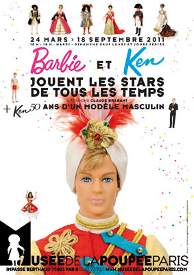 Exposition Barbie et Ken au musée de la poupée de Paris